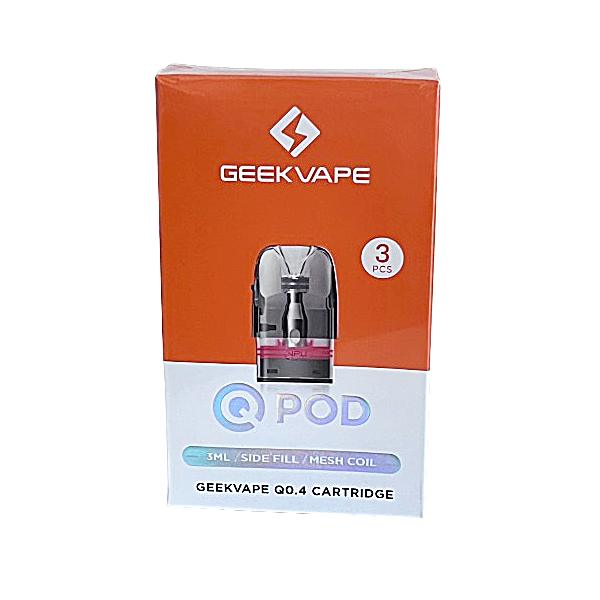Q Replacement Pod By Geekvape | 3ml | 3 Pack | 0.4ohm product image